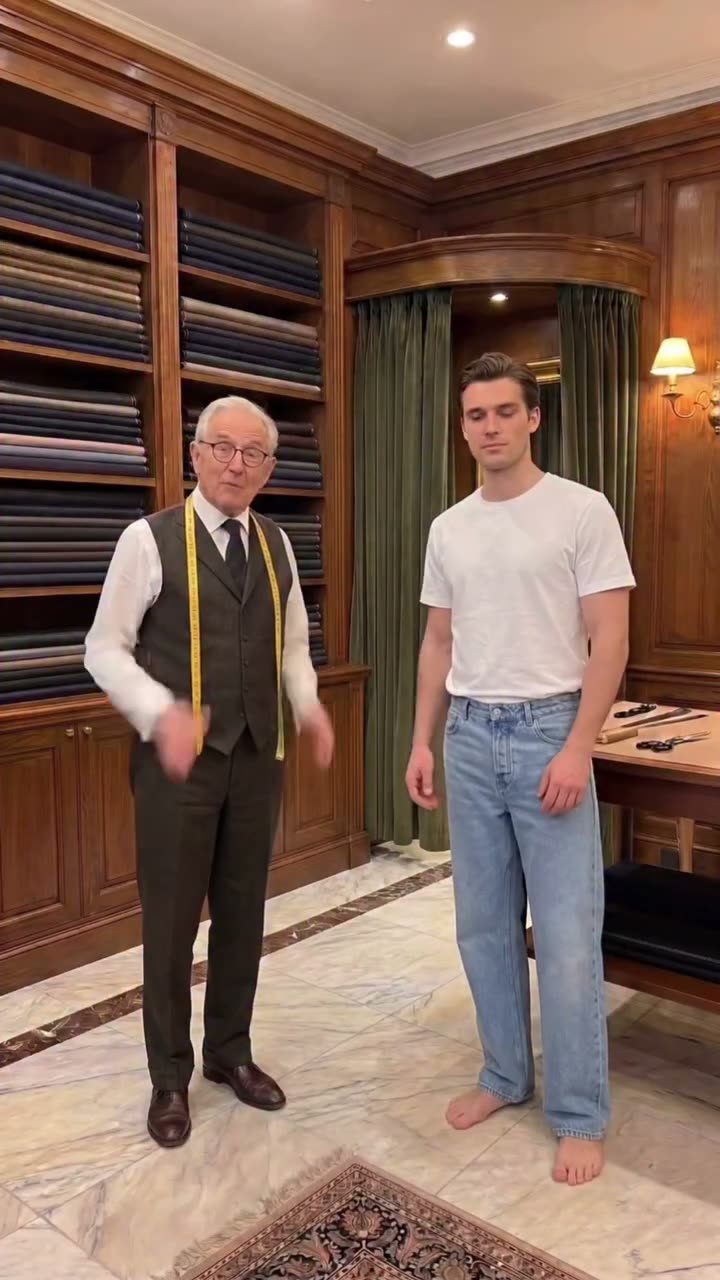 Elevating Men's Style — AI video flow example